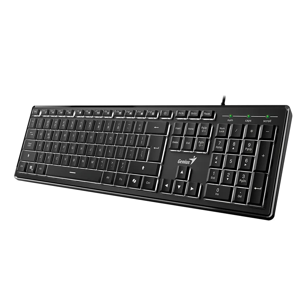 Teclado Genius Slimstar 820 Delgado Iluminado