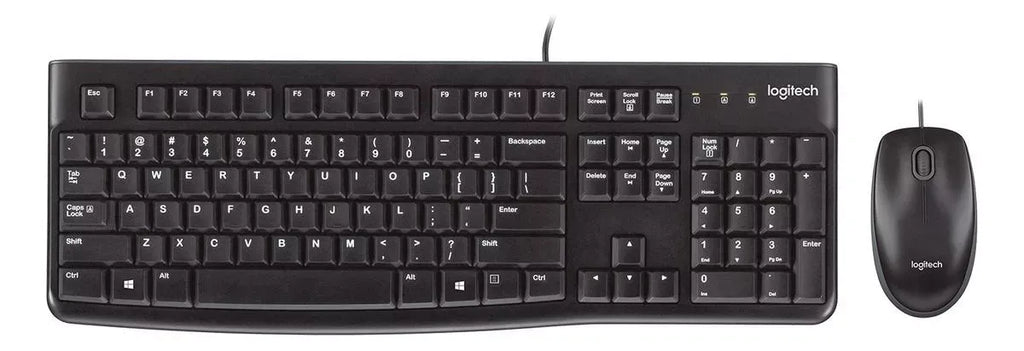 Combo Ratón y teclado Logitech Mk120 Usb