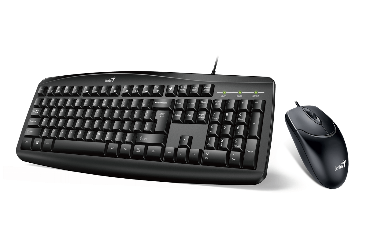 Combo Ratón y teclado Genius Km200 Alámbrico