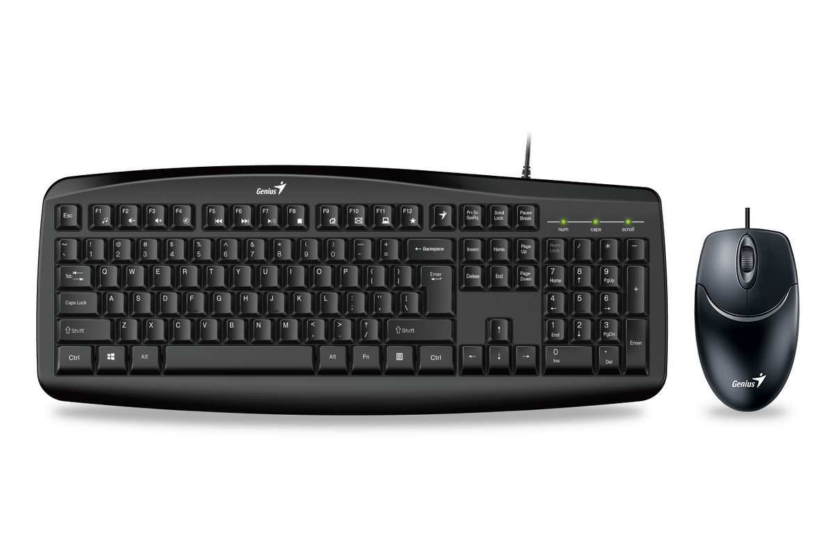 Combo Ratón y teclado Genius Km200 Alámbrico