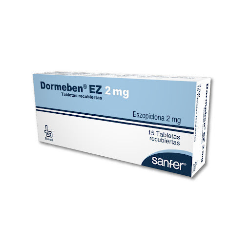 Dormeben EZ Eszopiclona 2 mg Bussie Caja x 15 Tabletas