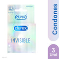 Condones Durex Invisible Caja x 3 und