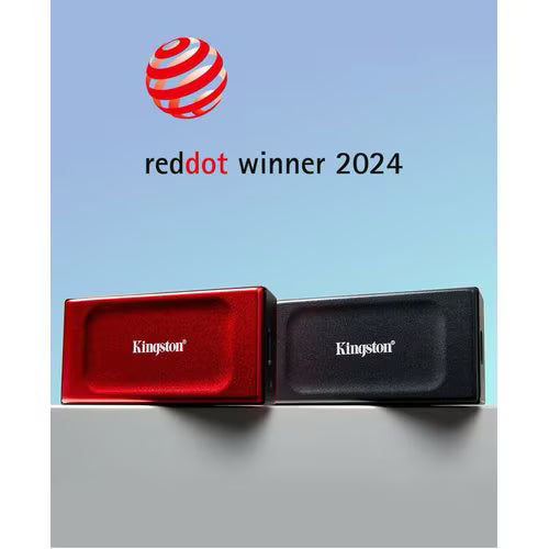 Unidad de estado sólido Pórtatil Kingston XS1000 1TB Rojo USB 3.2 (Gen 2) 1050MB/s
