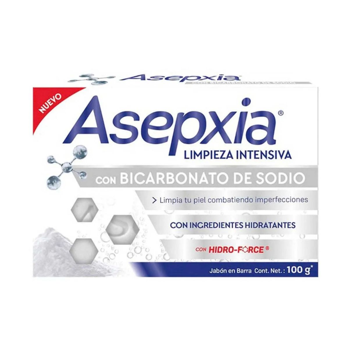 Jabón Asepxia Bicarbonato x 100 gr