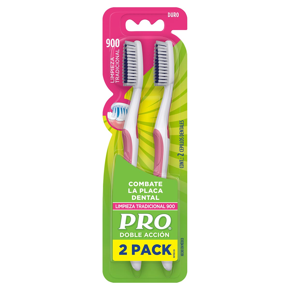 Cepillos Dentales Oral-B Pro Doble Acción Limpieza Tradicional 900 x 2 und