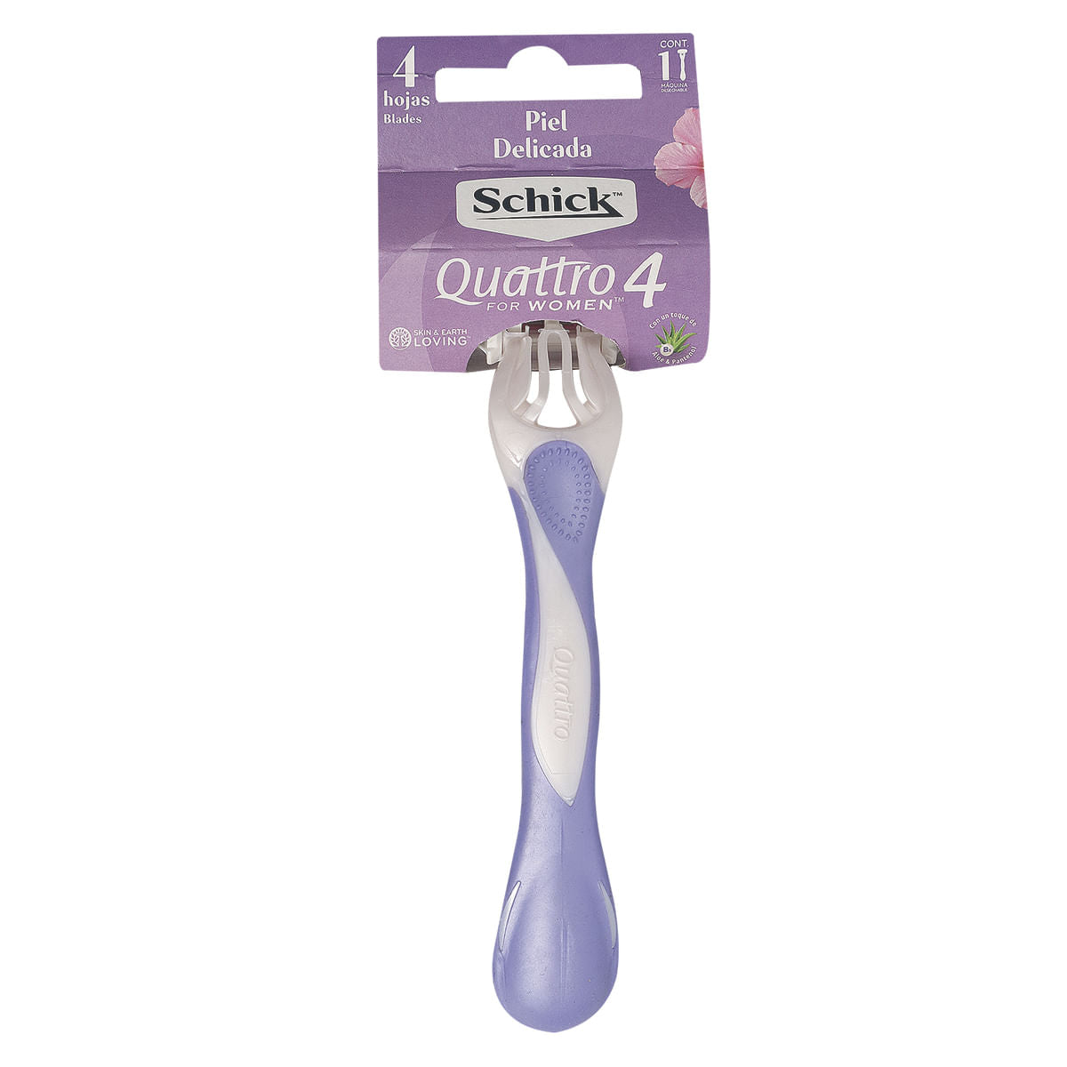 MAQUINA SCHICK QUATTRO FOR WOMEN PIEL SENSIBLE SKU142944