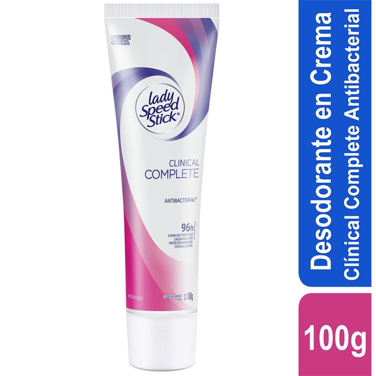 Desodorante Mujers Lady Speed Stick Clinico Antitranspirante Tubo x 100 gr