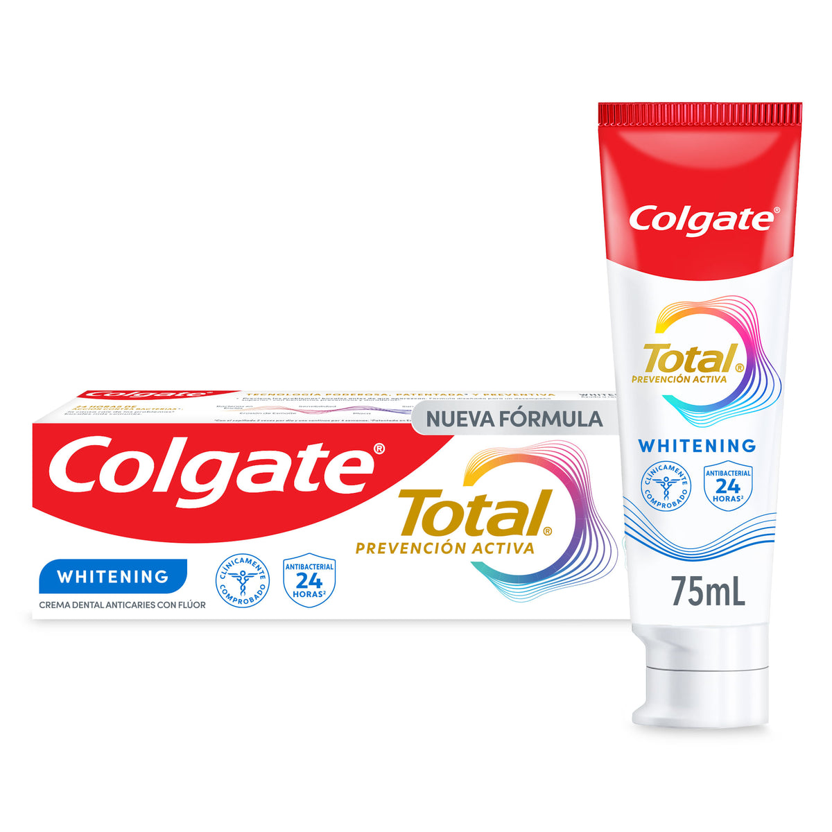 Crema Dental Colgate Total Whitening x 75 ml