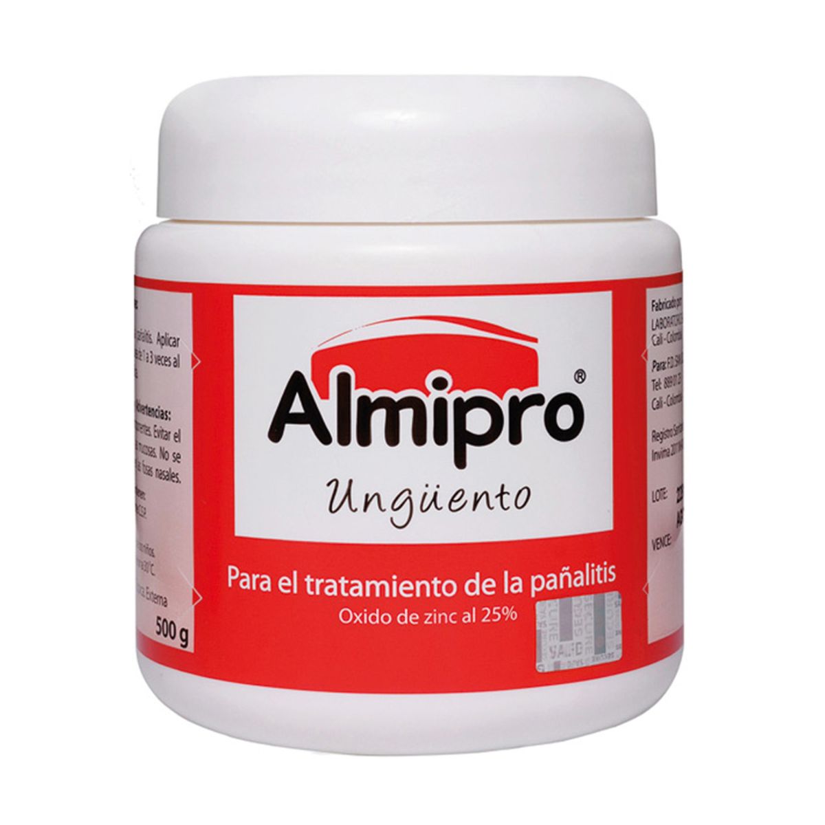 Crema Antipañalitis Almipro Ungüento Frasco x 500 gr