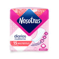 Protectores Diarios Nosotras Multiestilo Paquete x 15 und
