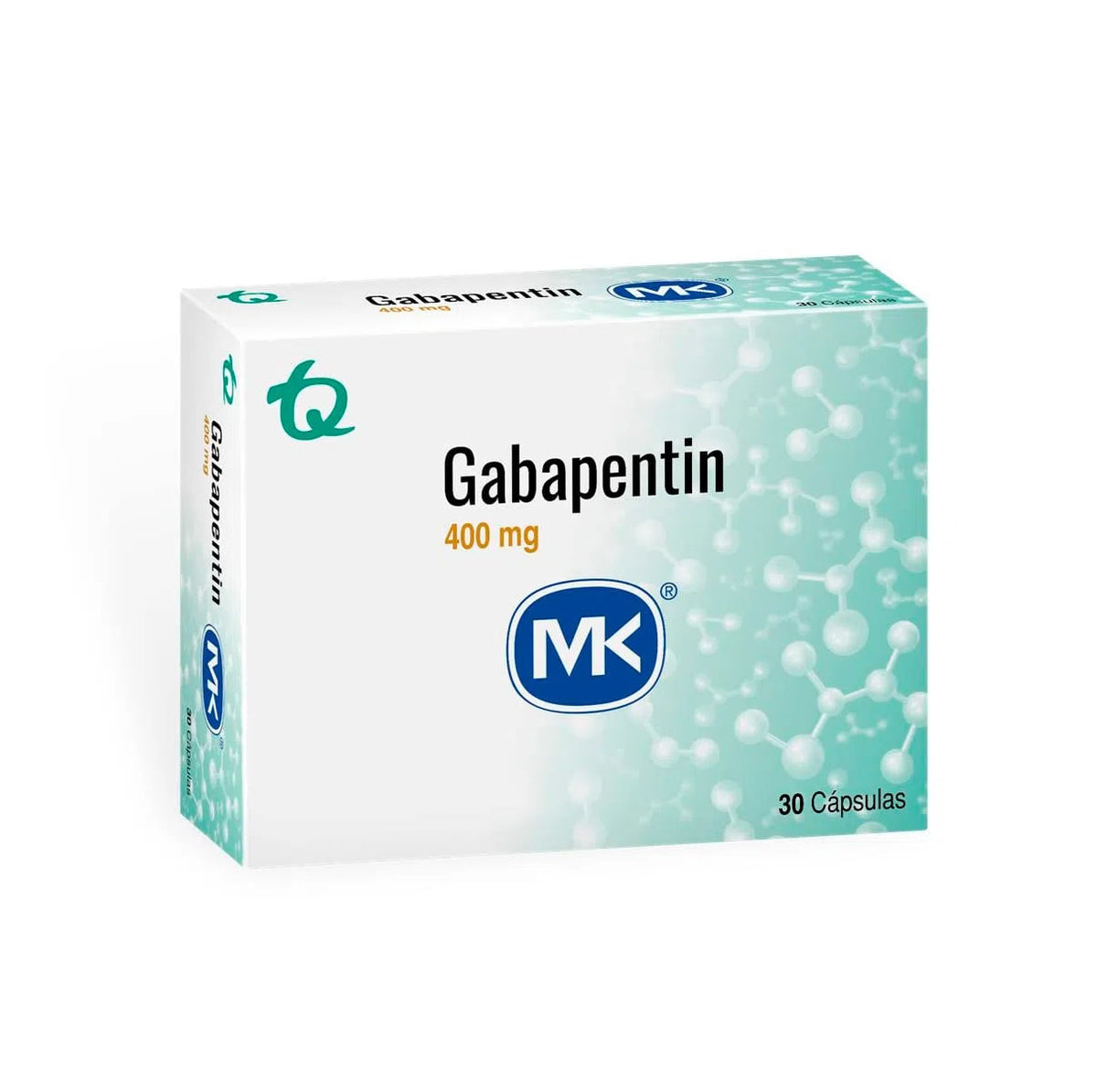 Gabapentin MK 400 mg Caja x 30 Cápsulas