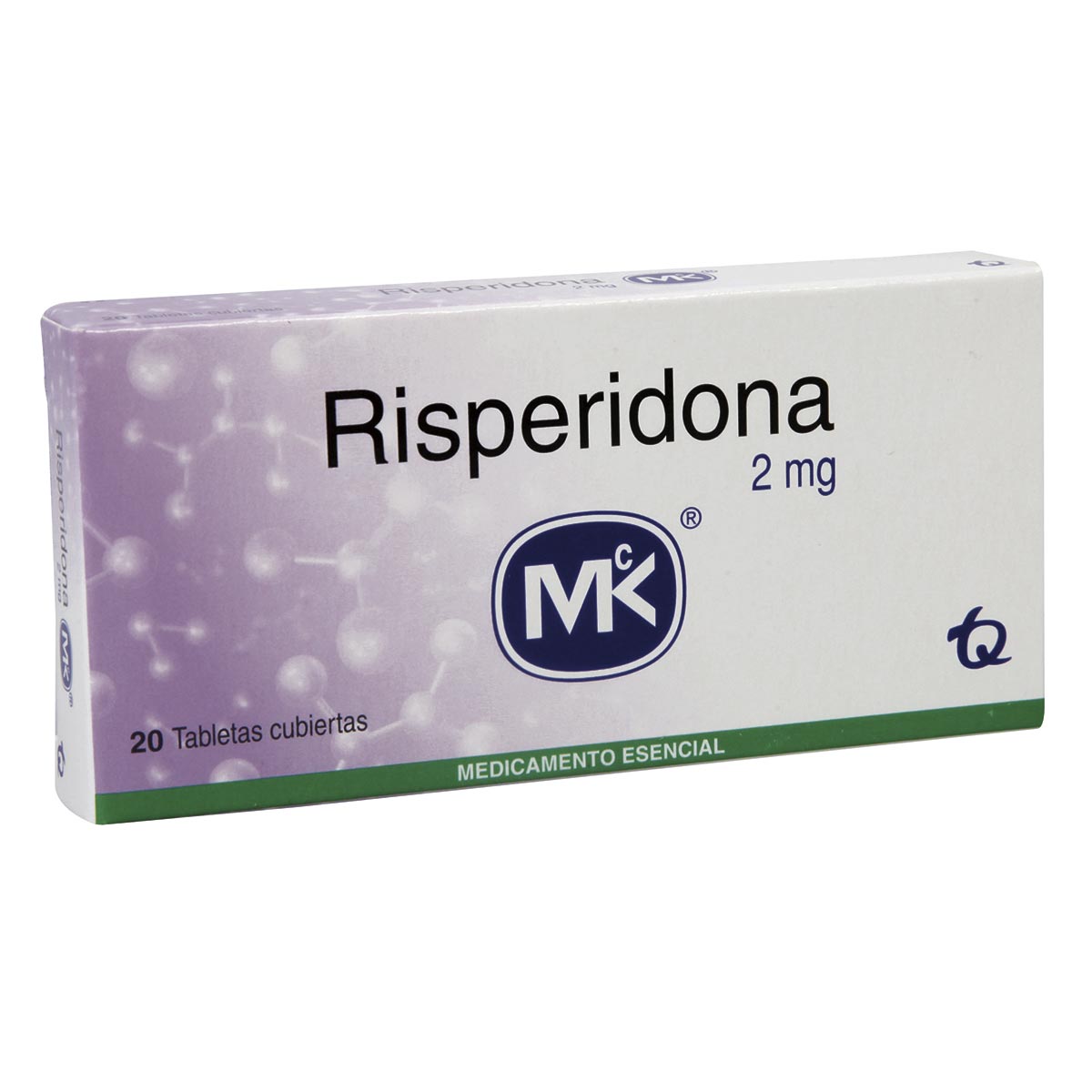 Risperidona MK 2mg Caja x 20 Tabletas