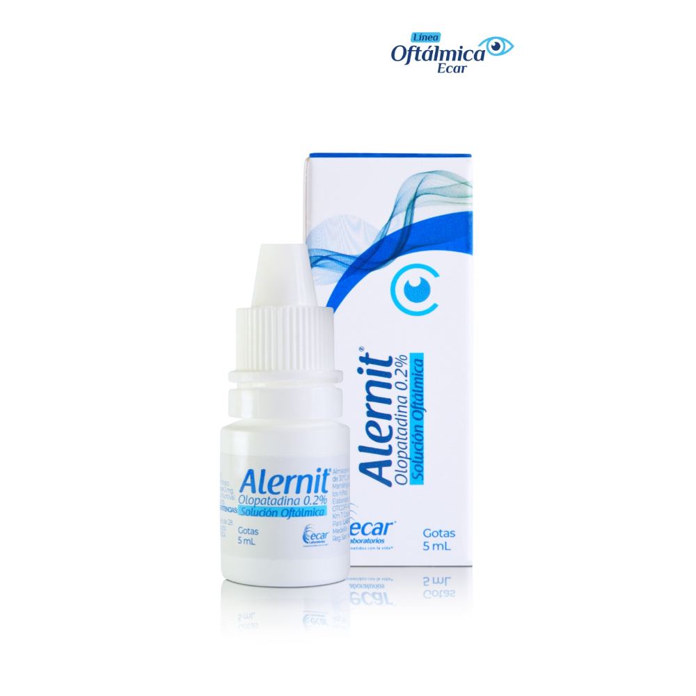 Alernit Olopatadina 0.2% Solución Oftálmica Frasco x 5 ml Gotas