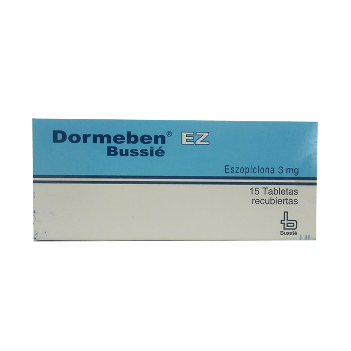 Dormeben EZ Eszopiclona 3 mg Bussie Caja x 15 Tabletas