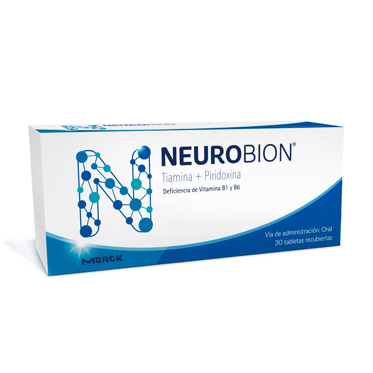 Neurobión Vitamina B1 + Vitamina B6 100mg/150mg P&G Caja x 30 Tabletas