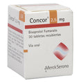 Concor Bisoprolol Fumarato 2.5 mg Merck Caja x 30 Tabletas