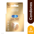 Condones Durex Real Feel Caja x 3 und