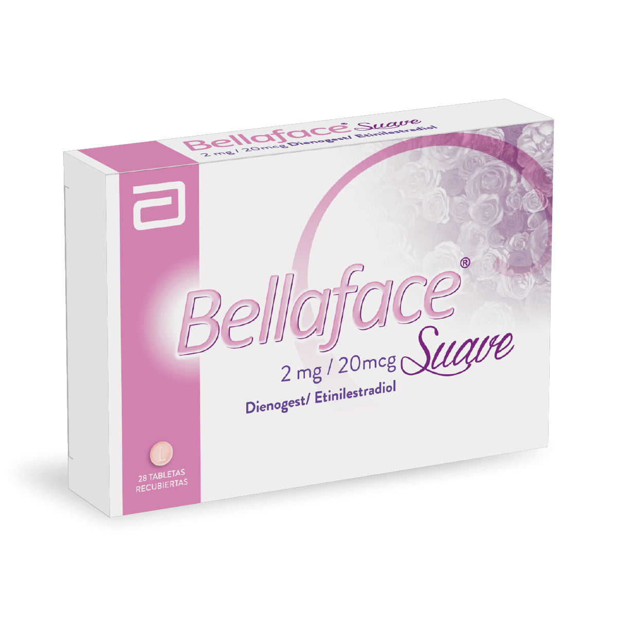 Bellaface Dienogest + Etinilestradiol 2mg/20mcg Abbott Caja x 28 Tabletas