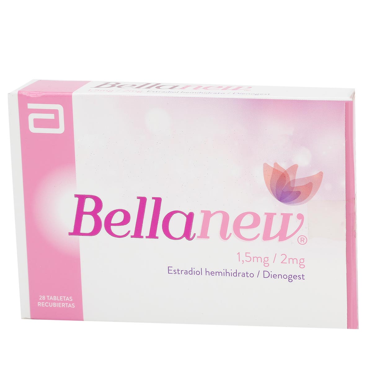 Bellanew Estradiol Hemidrato + Dienogest 1.5mg/2mg Abbott Caja x 28 Tabletas