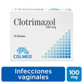 Clotrimazol 100 mg Colmed Caja x 10 Óvulos