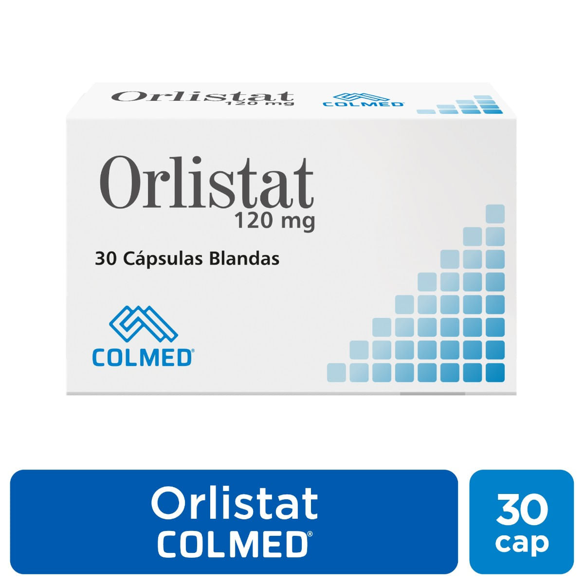 ORLISTAT 120MG COLMED CAJA X 30 CAPSULAS