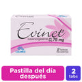 Evinet Levonorgestrel 0,75Mg Colmed International Caja x2 Tabletas