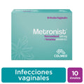 Metronist Metronidazol + Nistatina 500mg/100.000UI Colmed Caja x 10 Óvulos