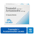 Tramadol + Acetaminofén 37.5mg/325 mg Colmed Caja x 10 Cápsulas