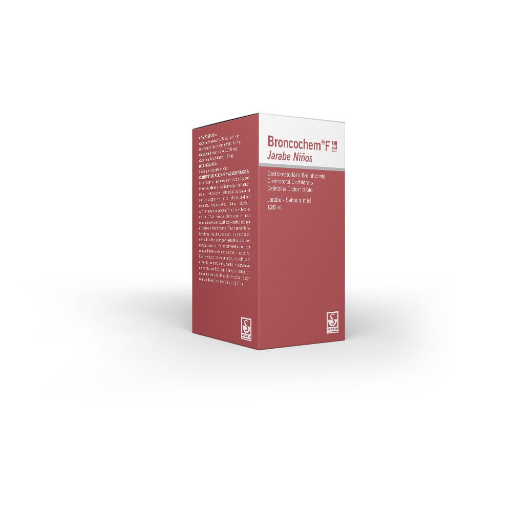 Broncochem F Niños Jarabe Pediatrico Frasco con 120 Ml