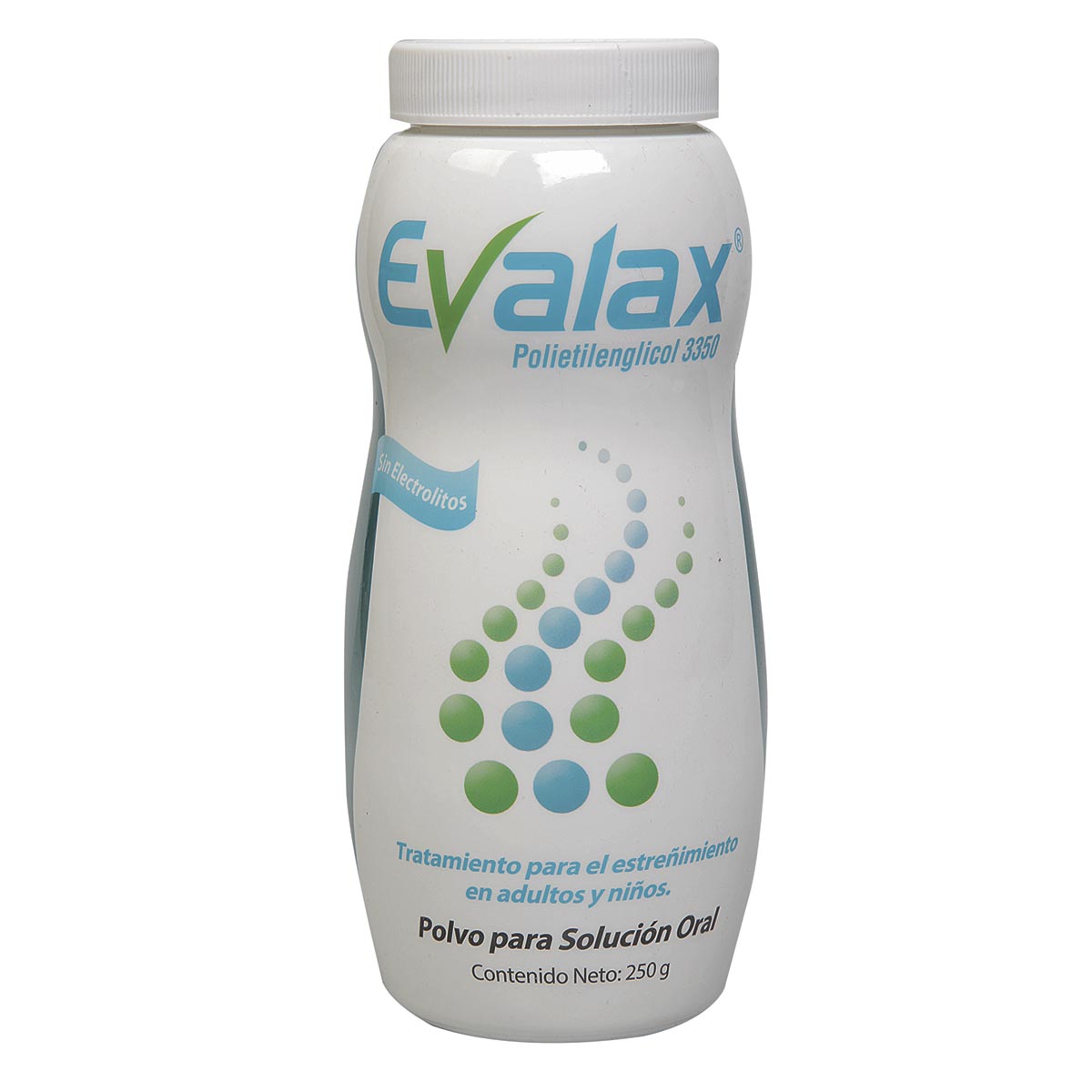 Evalax Polietilenglicol 3350 100 mg Farma de Colombia Frasco x 250 gr