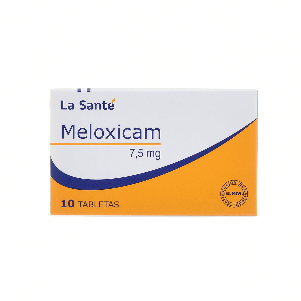 Meloxicam La Santé 7.5 mg Caja x 10 Tabletas