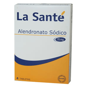 Alendronato 70 mg Caja x 4 Tabletas Mp
