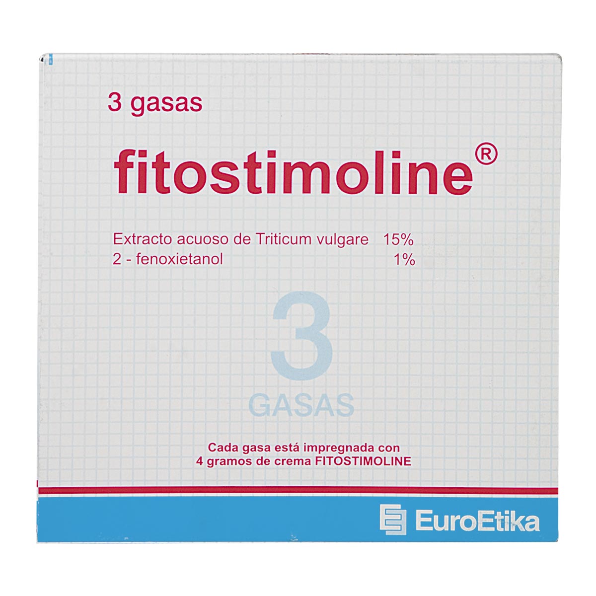 Fitostimoline Extracto Triticum Vulgare 15% Eurofarma Gasas Caja x 3 und