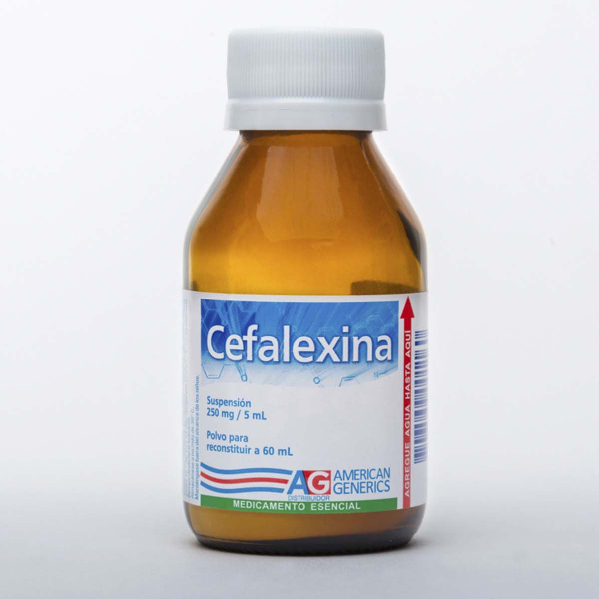 Cefalexina AG 250mg/5ml Frasco x 60 ml
