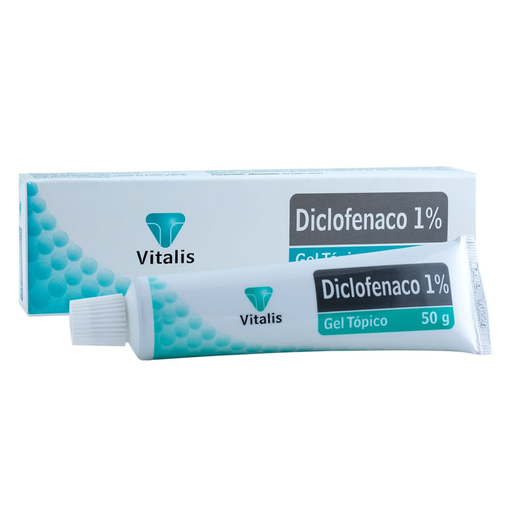 Diclofenaco 1% Vitalis Gel Topico X 50g