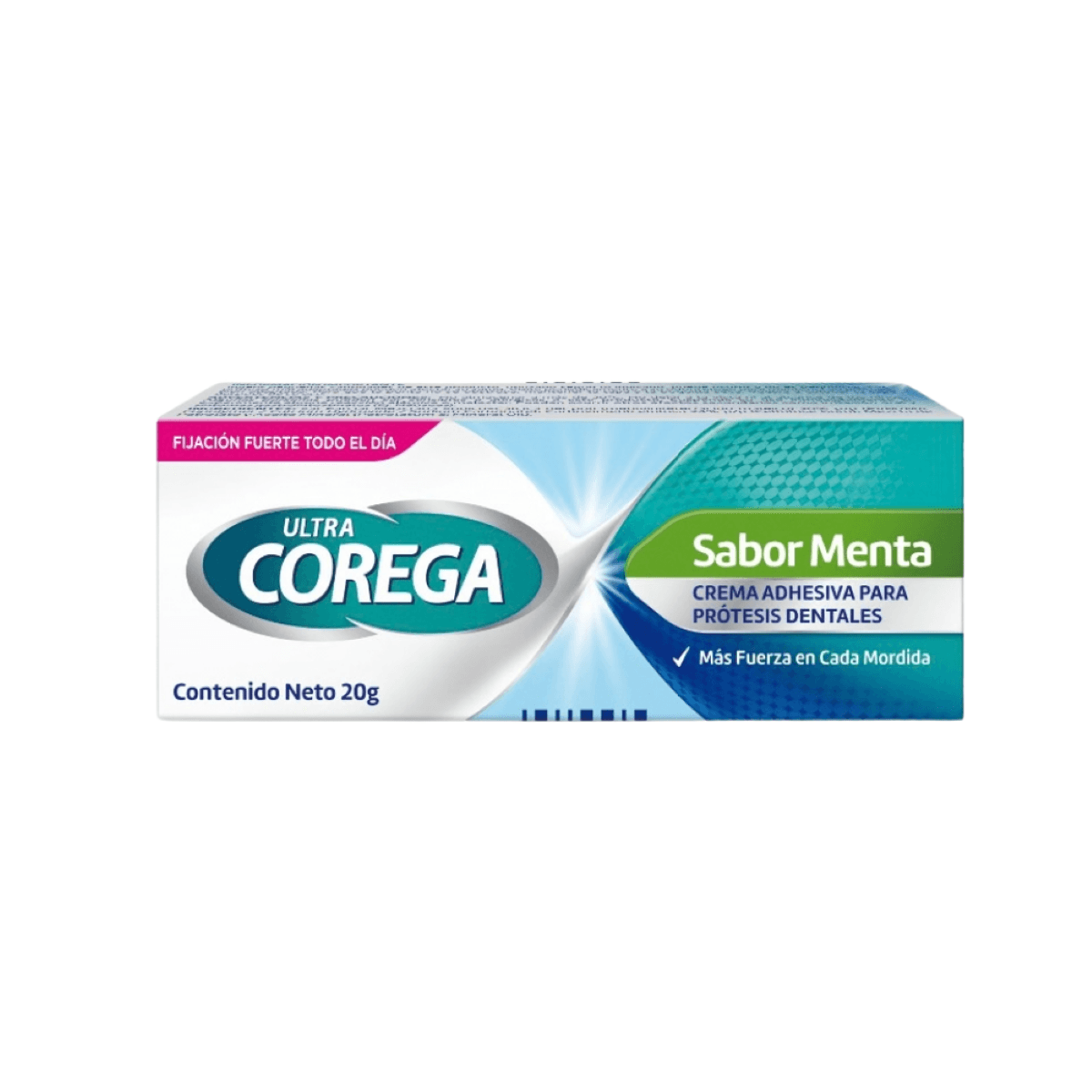 Corega Crema Adhesiva para Prótesis Dental Sabor Menta 20 Gr
