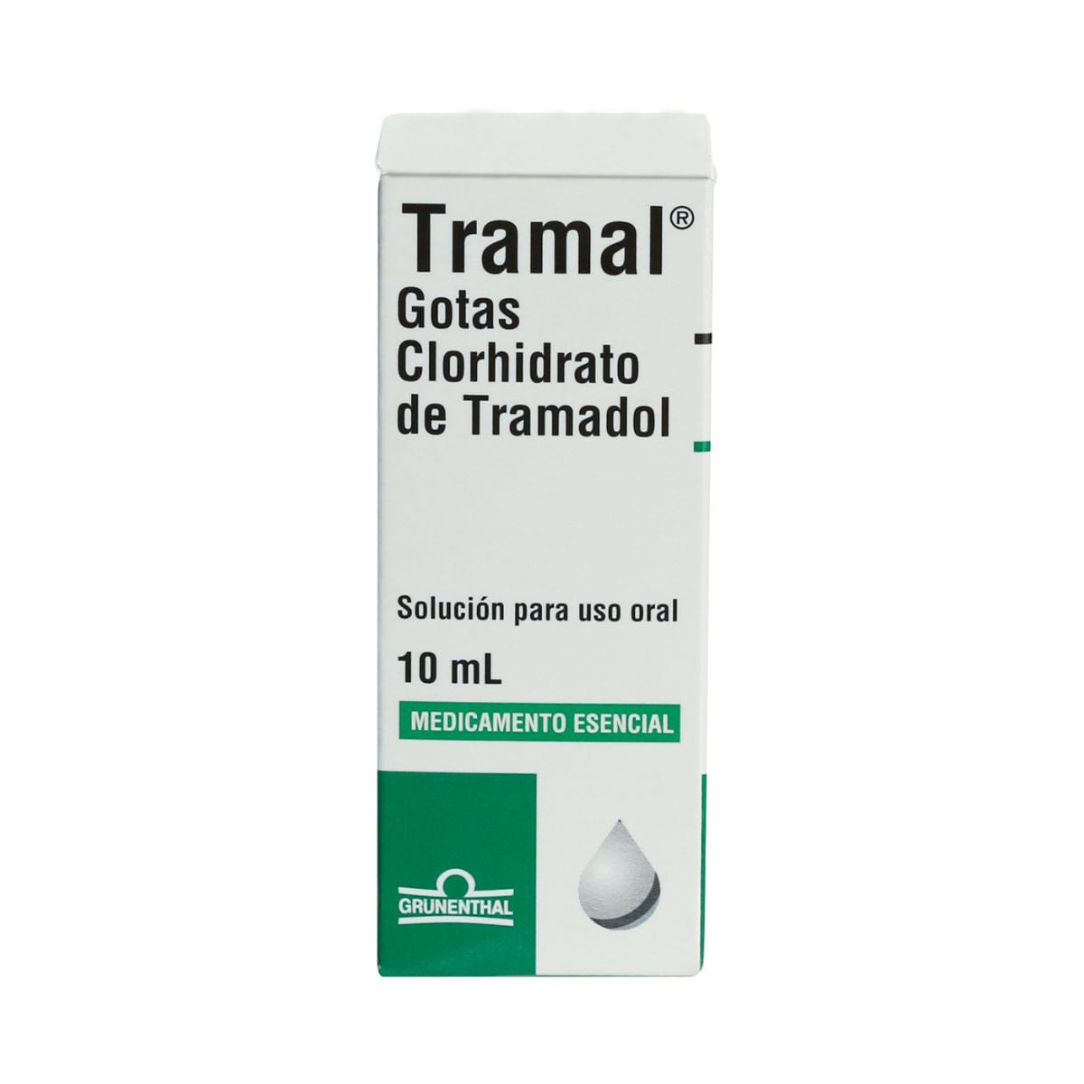 Tramal Tramadol 100mg Grunenthal Gotas Frasco x 10 ml