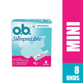 Tampones O.b. Proconfort Mini Caja con 8 Unidades