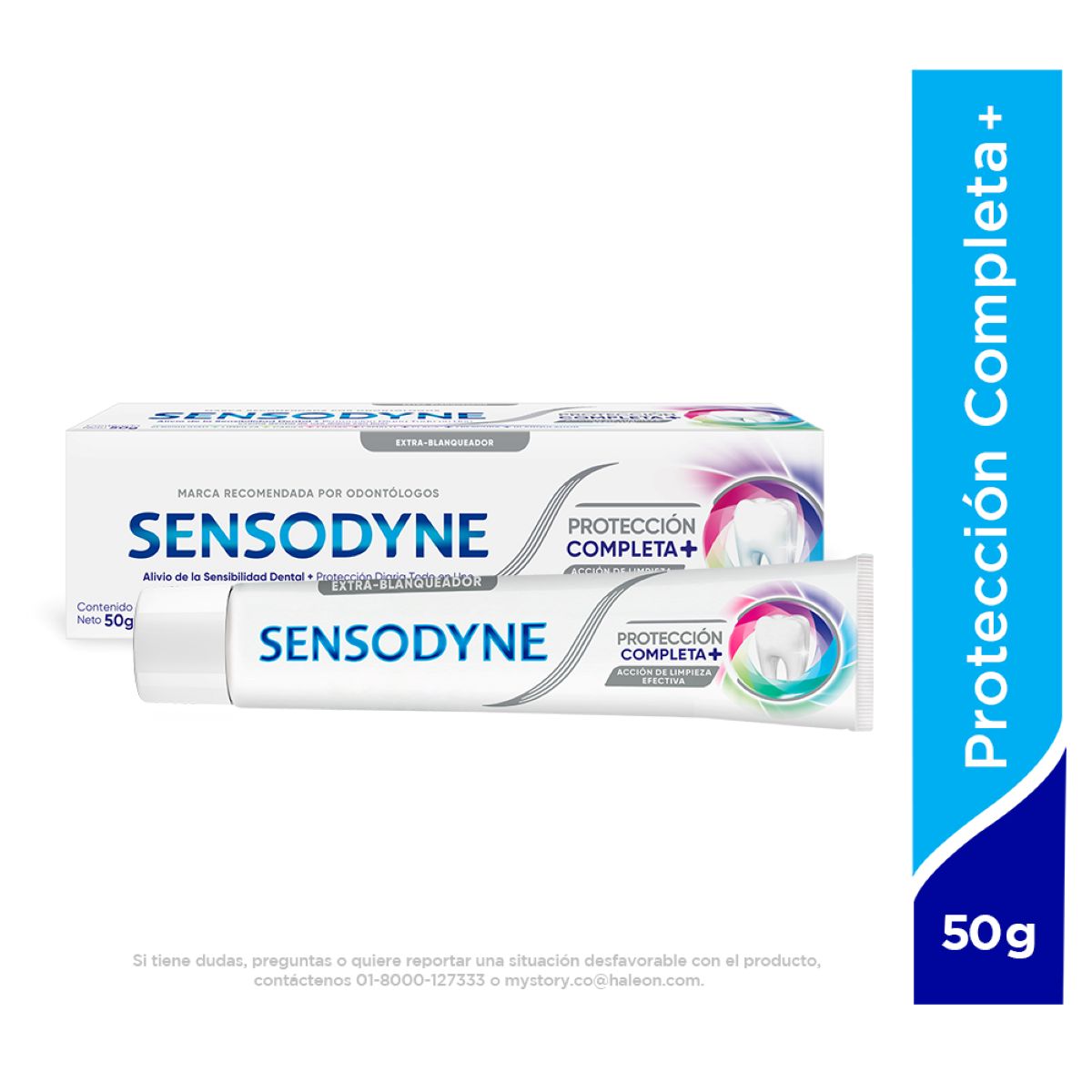 Crema Dental Sensodyne Protección Completa 8 Beneficios En 1 x 50 gr