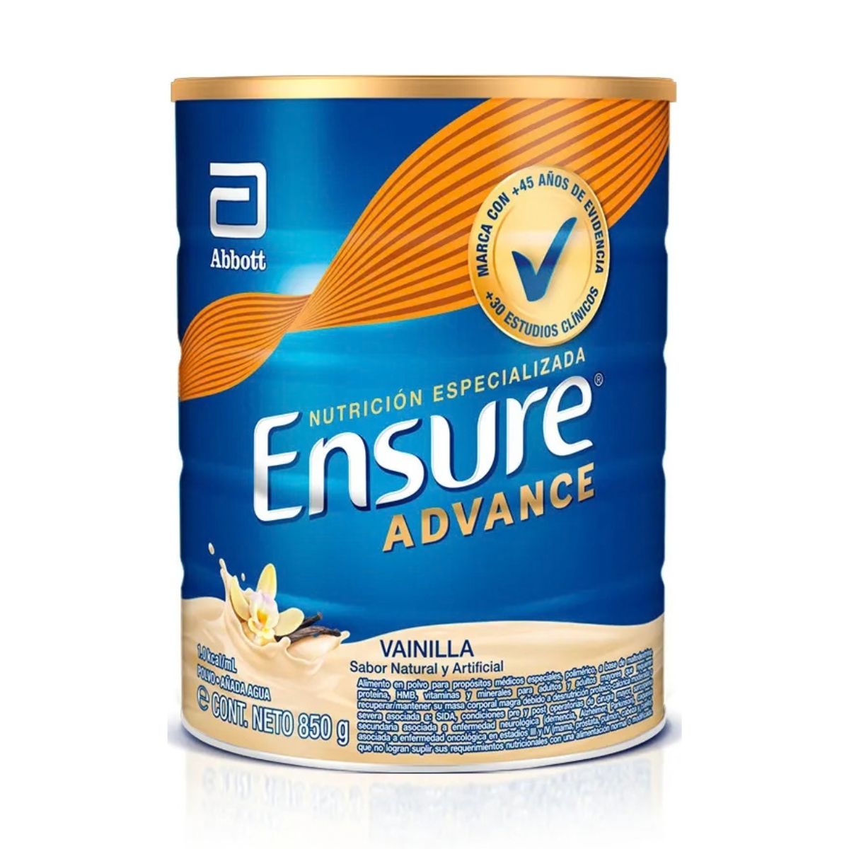 Ensure Advance Vainilla Con Proteína + HMB Polvo x 850 gr