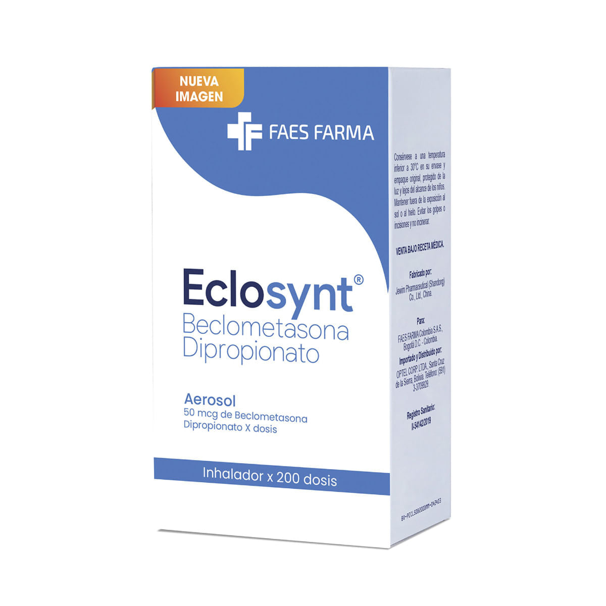 Eclosynt Beclometasona Dipropionato 50 mcg Inhalador Fes Farma x 200 Dosis