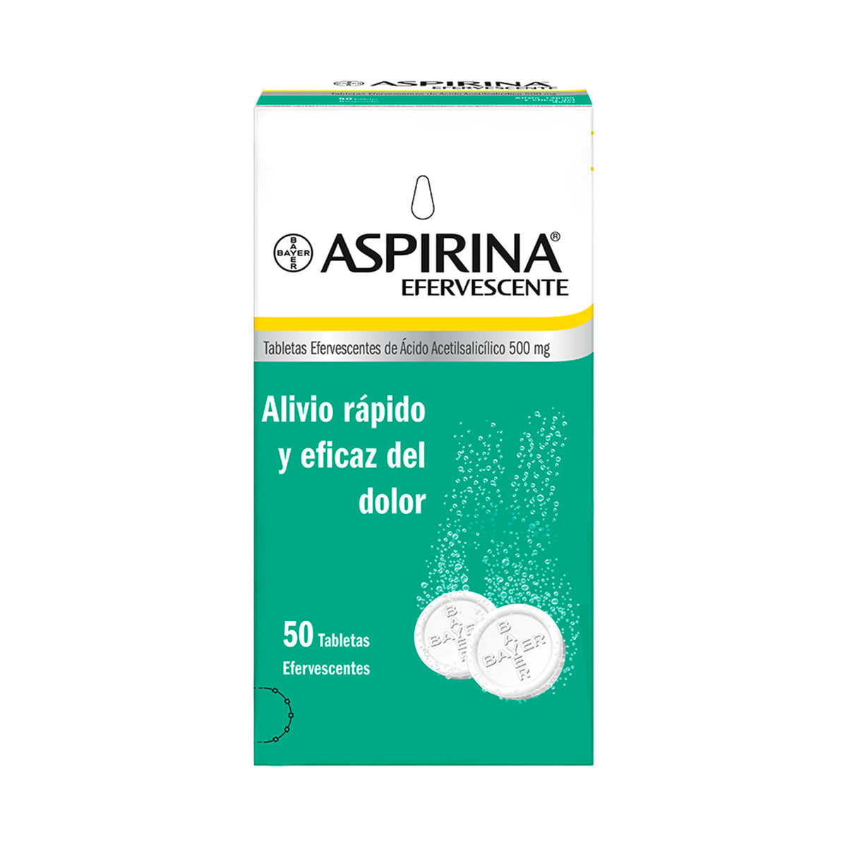 ASPIRINA EFERVESCENTE 500 MG SKU11369