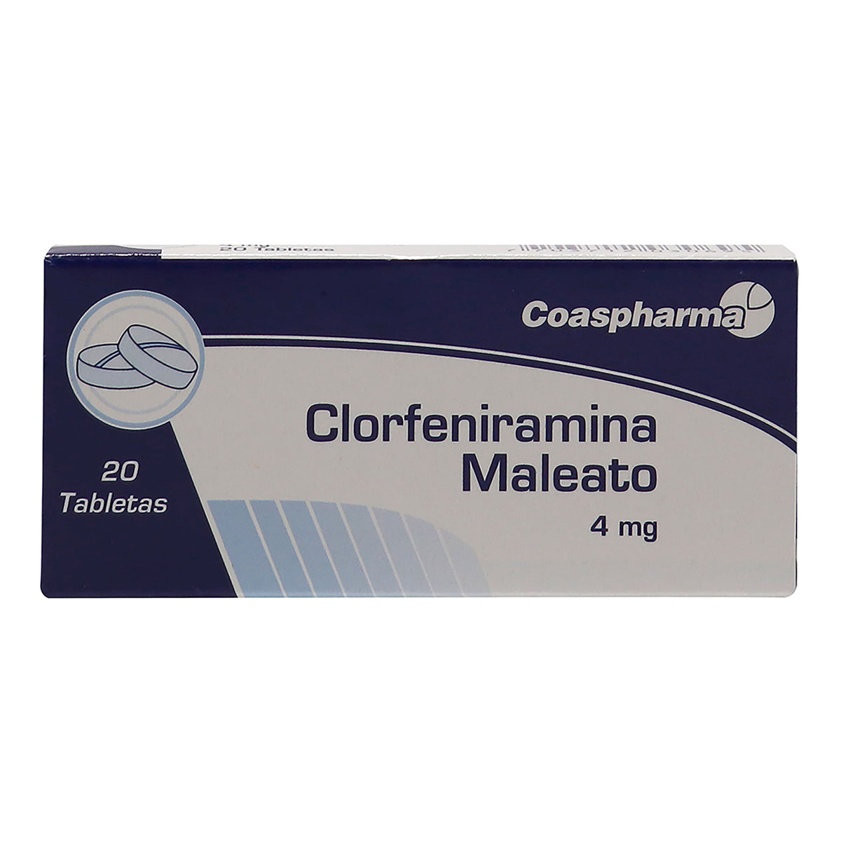 CLORFENIRAMINA 4 MG (COASPHARMA) SKU12348