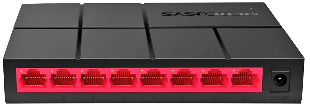 Switch de escritorio de 8 puertos a 10/100/1000 Mbps