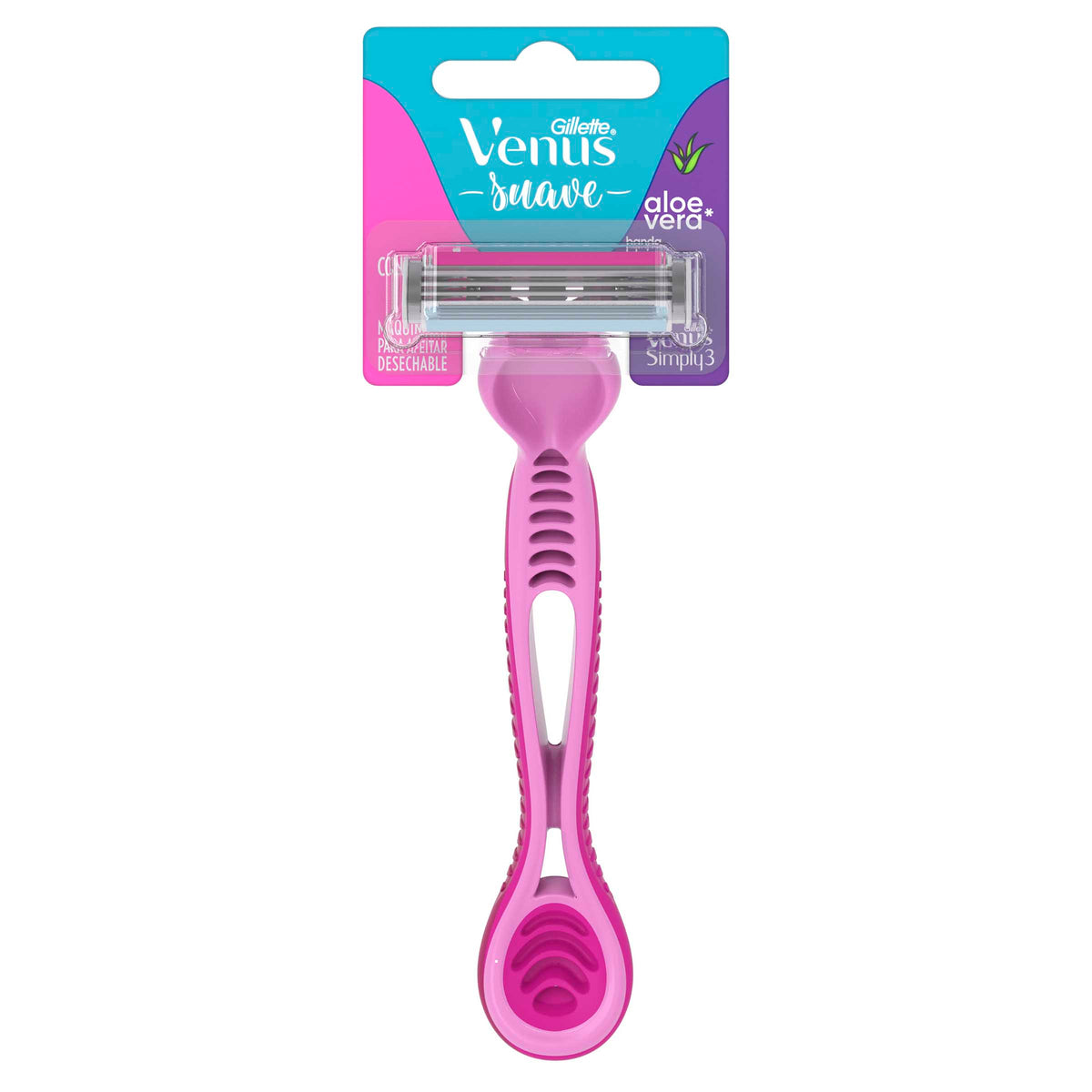 CUCHILLA DE AFEITAR MUJER GILLETTE VENUS SUAVE DEPILACION COPORAL AL RAS MAQUINA DE AFEITAR MUJER SKU122396