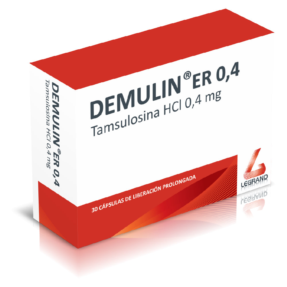 Demulin Er 0.4 Mg Caja x 30 Capsulas Tamsulosina