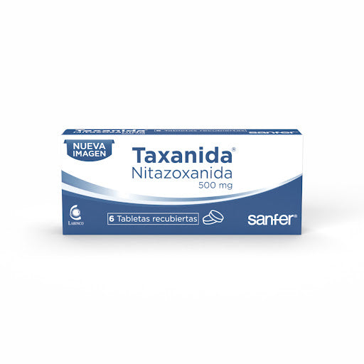 Taxanida Nitazoxanida 500mg Labinco Caja x 6 Tabletas