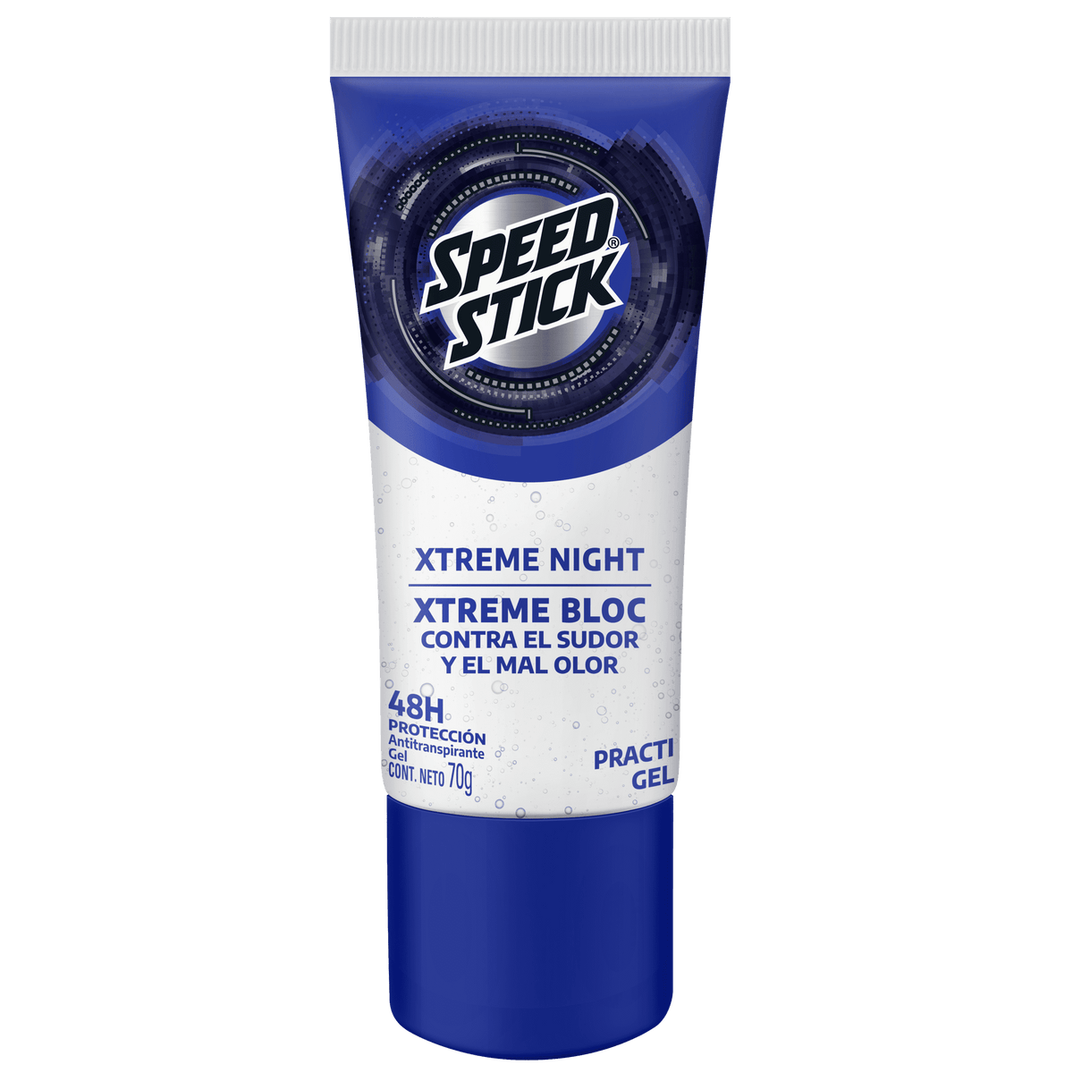 DESODORANTE SPEED STICK XTREME NIGHT GEL PRACTITUBO X 70 GRS SKU148645