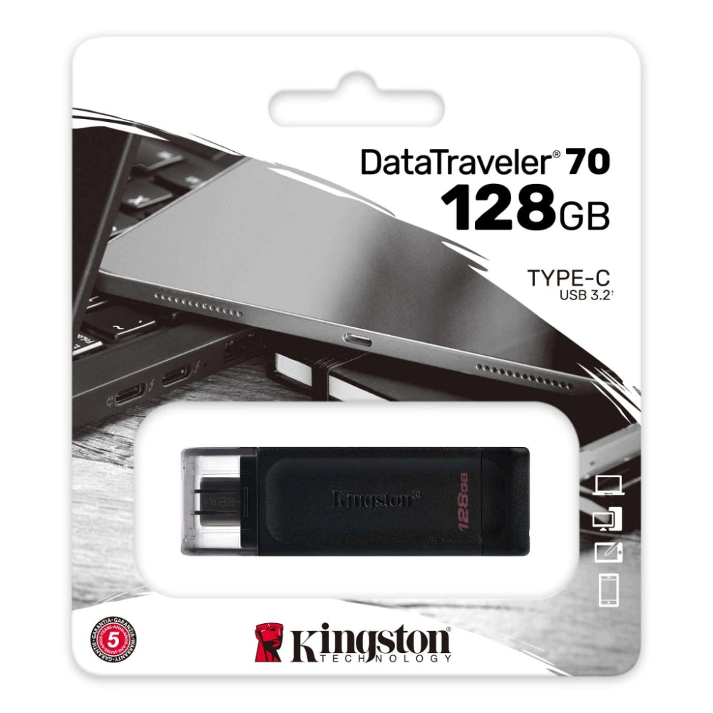 Memoria Tipo c Kingston DataTraveler 70 de 128GB