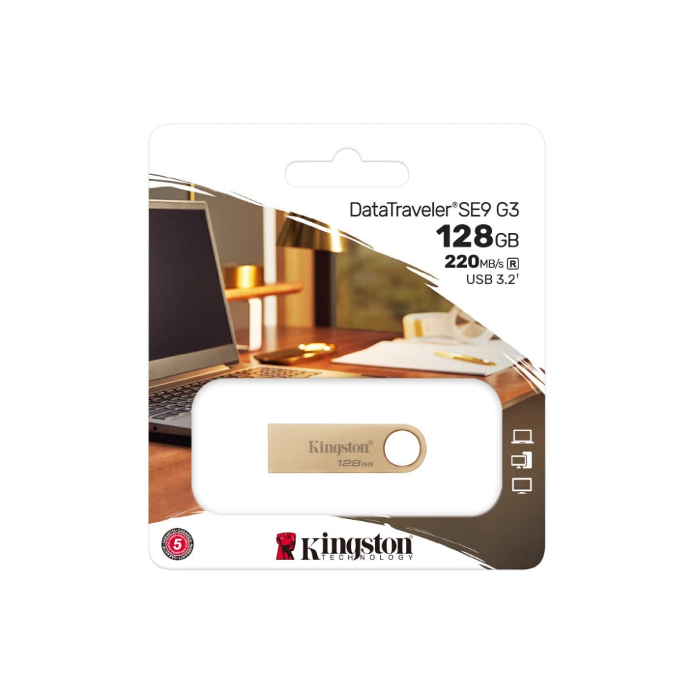 Memoria Usb 128GB 220MB/s Metal USB 3.2 Gen 1 DataTraveler SE9 G3